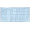 Tapis microfibre/coton bleu