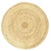 Tapis rond en jute