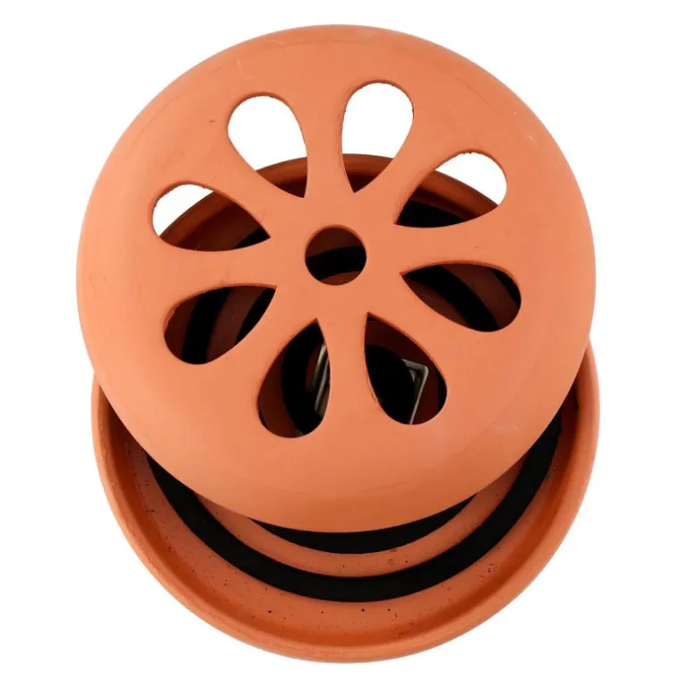 Terre cuite + 6 spirales citronn