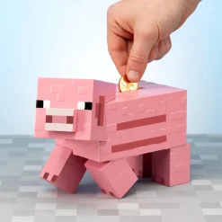Tirelire cochon minecraft
