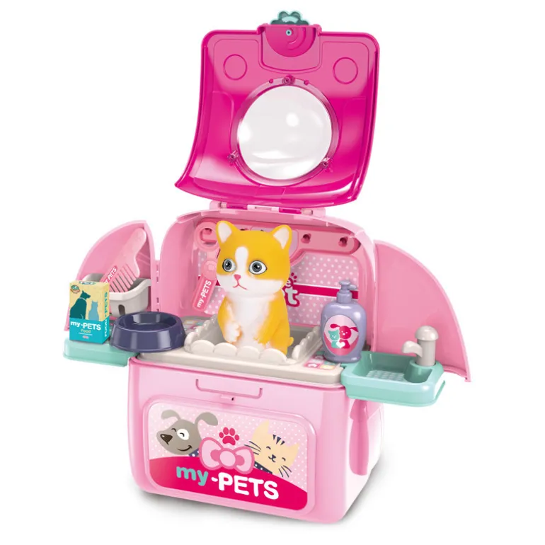 Valise veterinaire avec animal