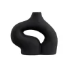 Vase ceramique noir
