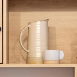 Vase pichet bicolore