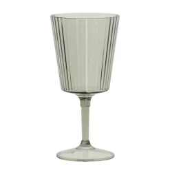 Verre a vin strie gris