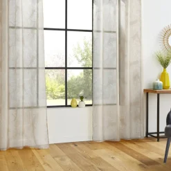 Voilage devo feuil lin 140x240