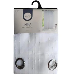 Voile inna 140x240cm blanc