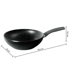 Wok 28 alu forge caractere
